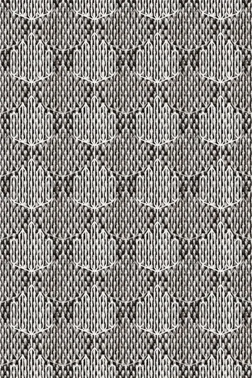 C H Designs "Habitat Woodland" Vinyl Floorcloth - Spicher & Co.