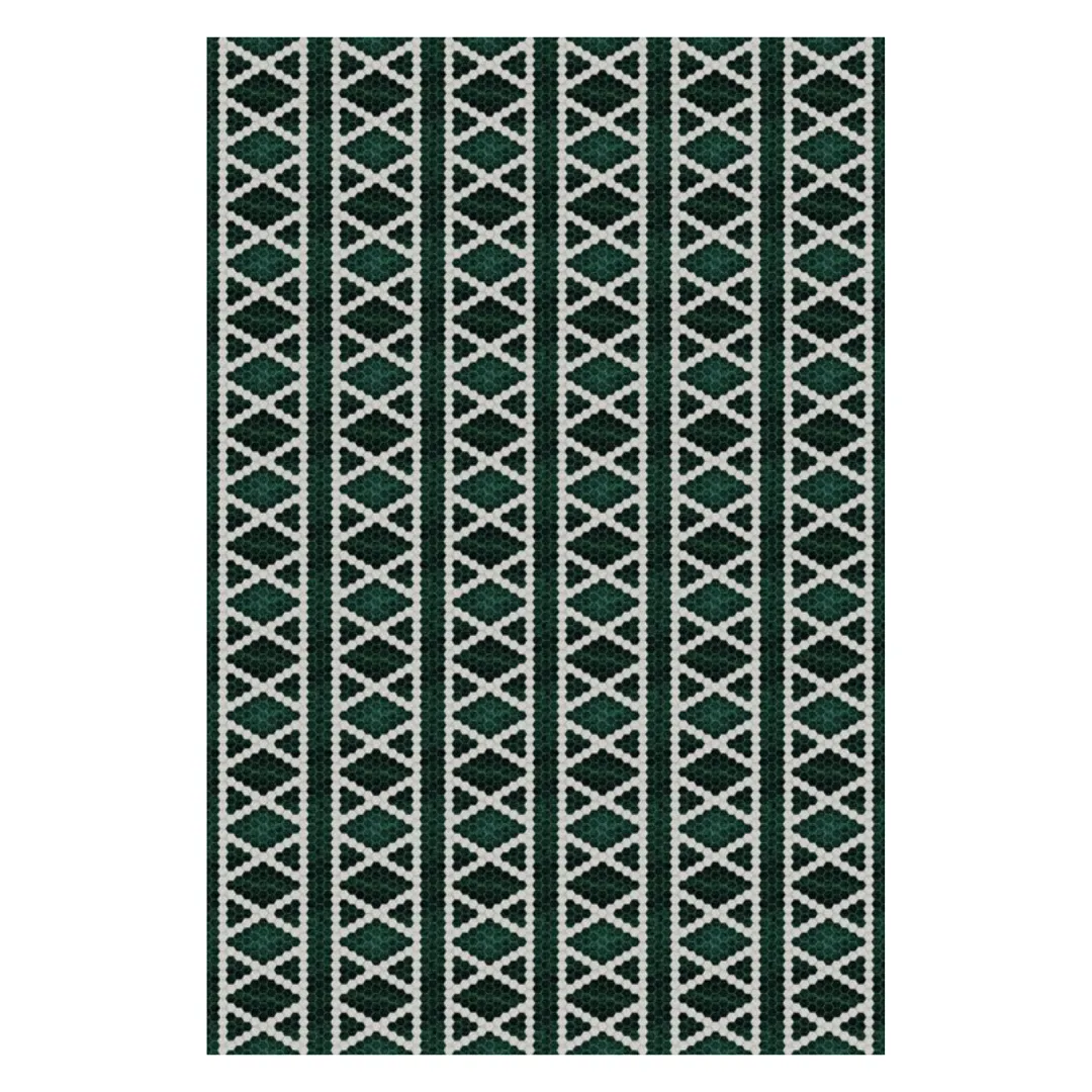 C H Designs "Hype Park" Vinyl Floorcloth - Spicher & Co.