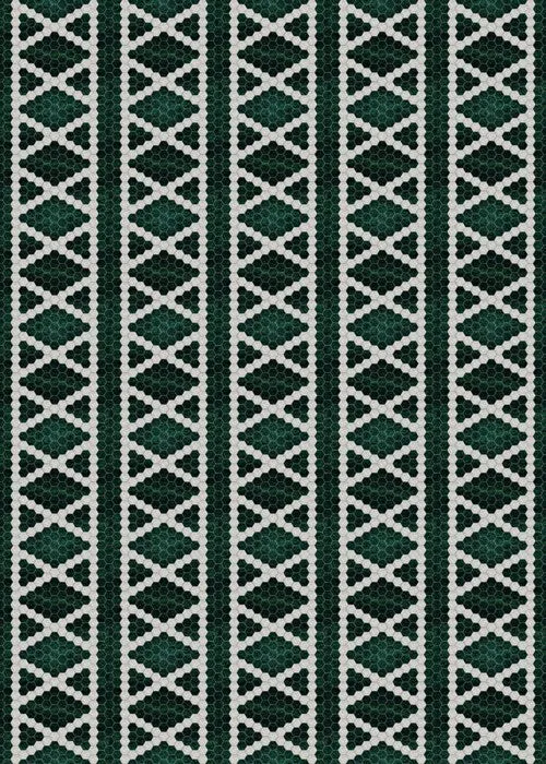 C H Designs "Hype Park" Vinyl Floorcloth - Spicher & Co.