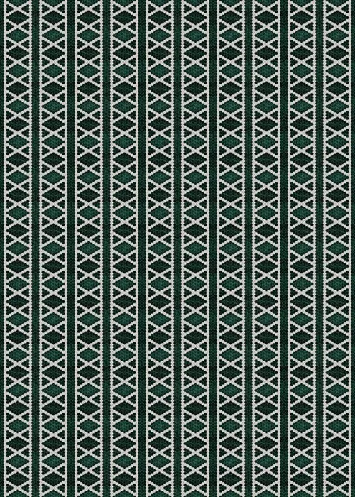 C H Designs "Hype Park" Vinyl Floorcloth - Spicher & Co.
