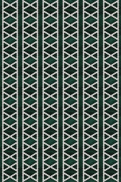 C H Designs "Hype Park" Vinyl Floorcloth - Spicher & Co.