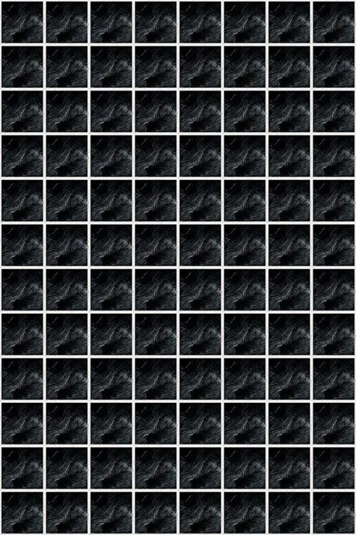 C H Designs "Night Way" Vinyl Floorcloth - Spicher & Co.