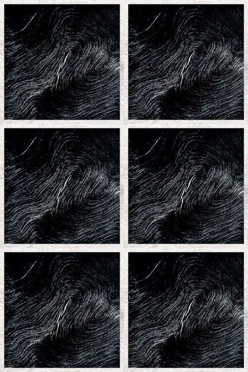 C H Designs "Night Way" Vinyl Floorcloth - Spicher & Co.