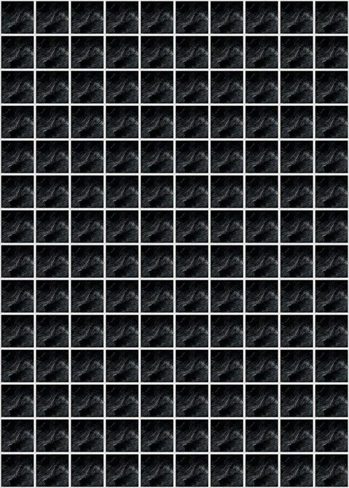 C H Designs "Night Way" Vinyl Floorcloth - Spicher & Co.