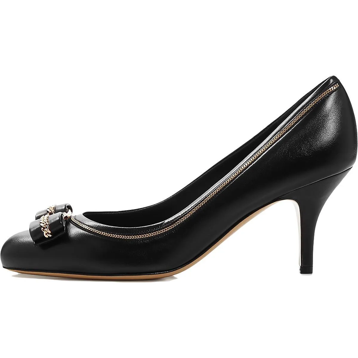 Carla Leather High-Heel Pumps
