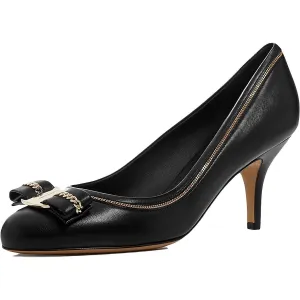 Carla Leather High-Heel Pumps