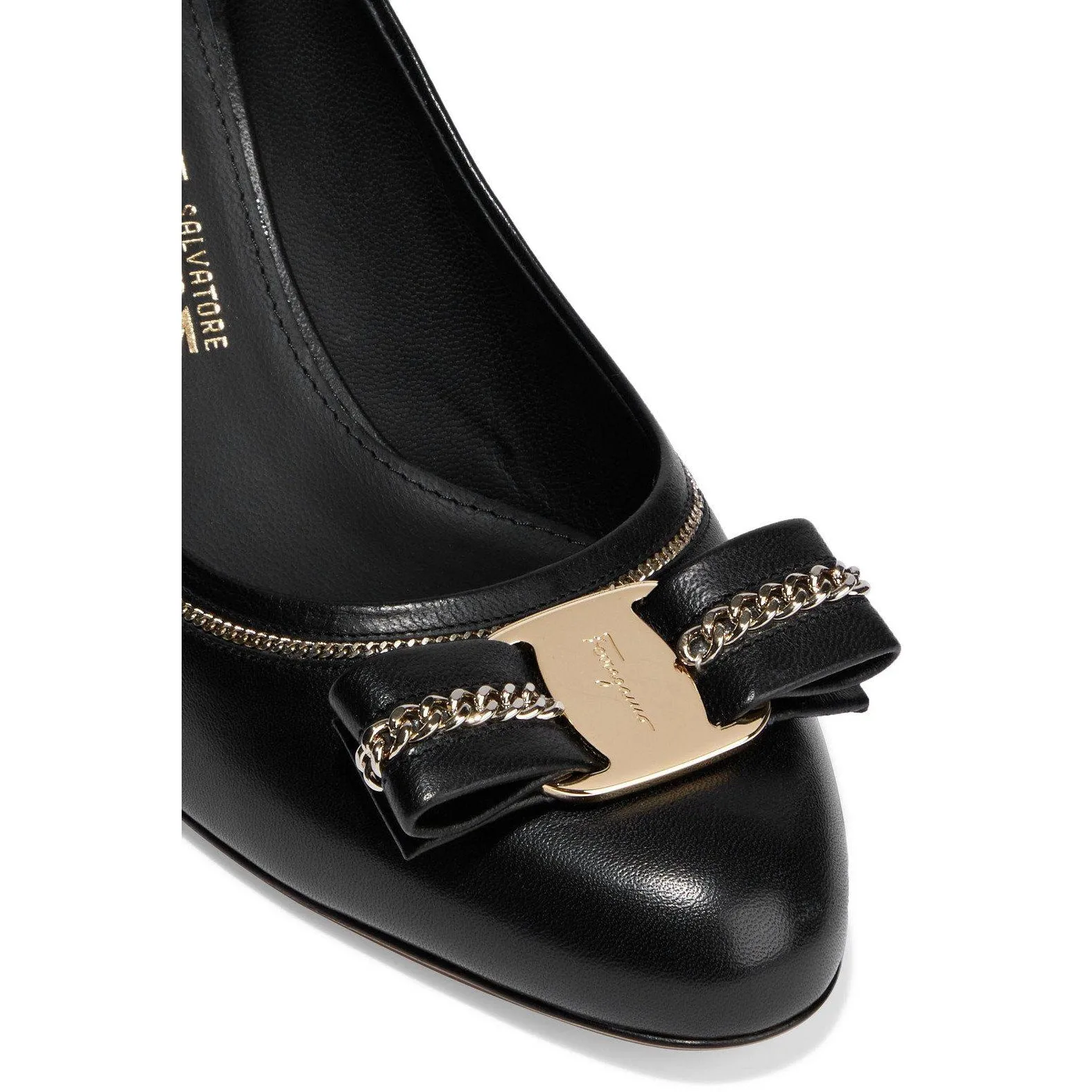 Carla Leather High-Heel Pumps