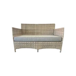 Cayman 2-Str Outdoor Sofa - German Rehau Wicker - Kubu