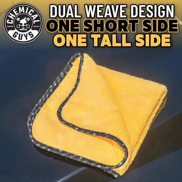 Chemical Guys Professional Grade  Microfiber Towel, Yellow, 40x40cm, Pack of 3