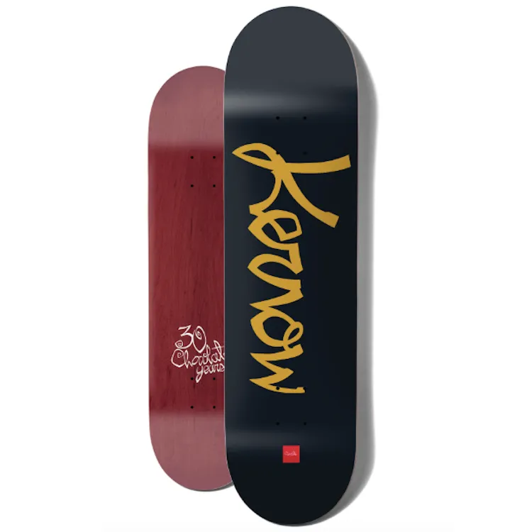 Chocolate Skateboards 30 Year Anniversary Flip The Script x Kernow x Flavour Skateboard Deck 8.25" Ltd Edition