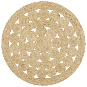 Circles of Life Jute Rug 8' x 8'