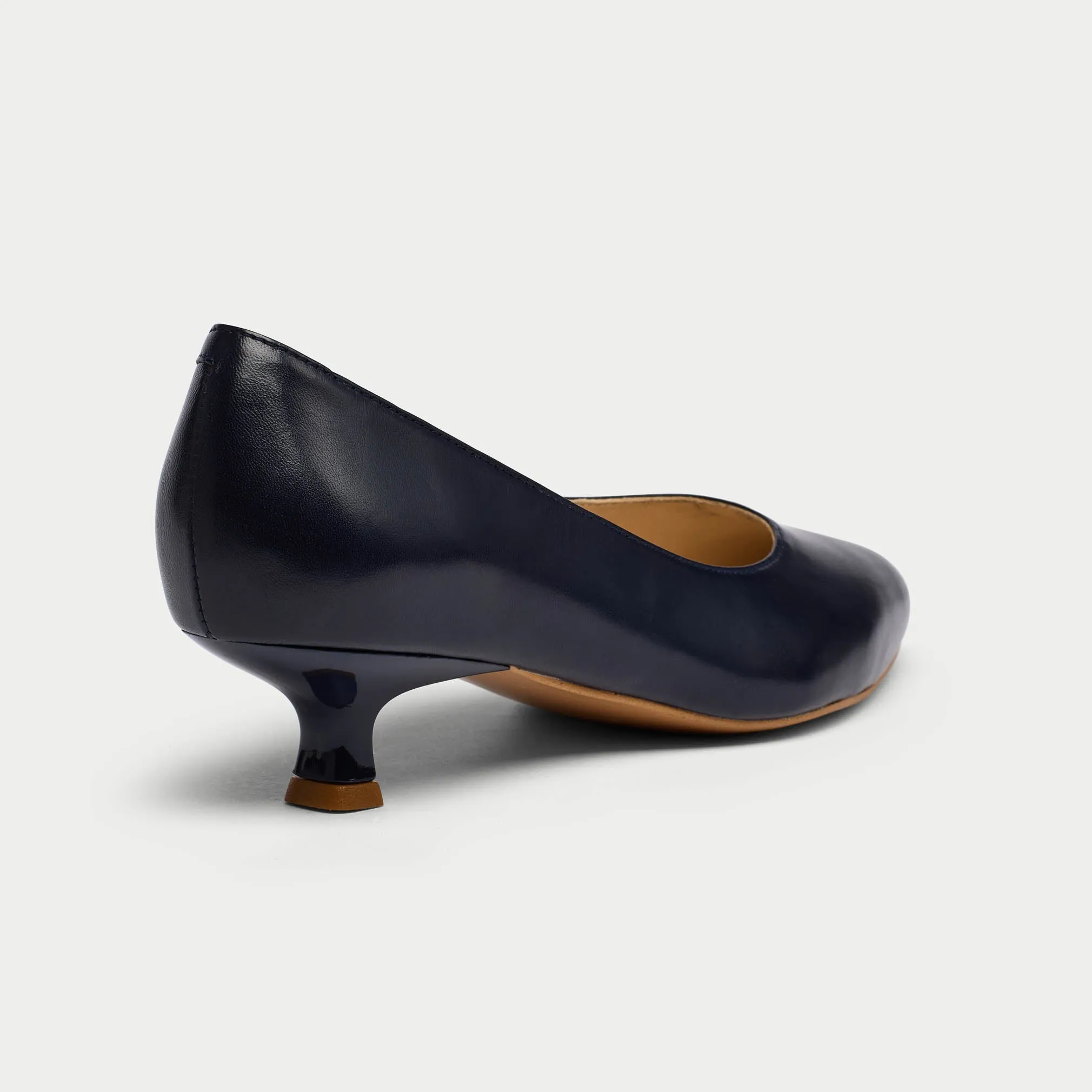 Claudia - Navy Leather