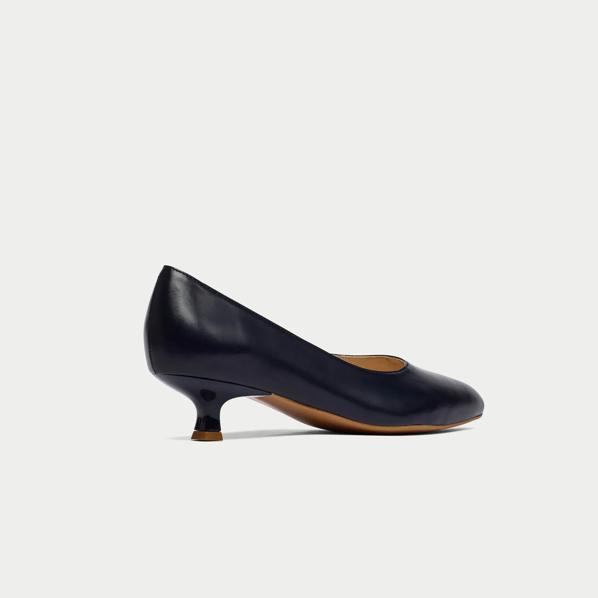 Claudia - Navy Leather