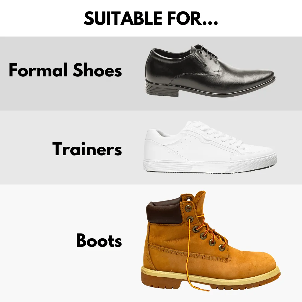 ComfortHeel Height Boosting Half Insoles