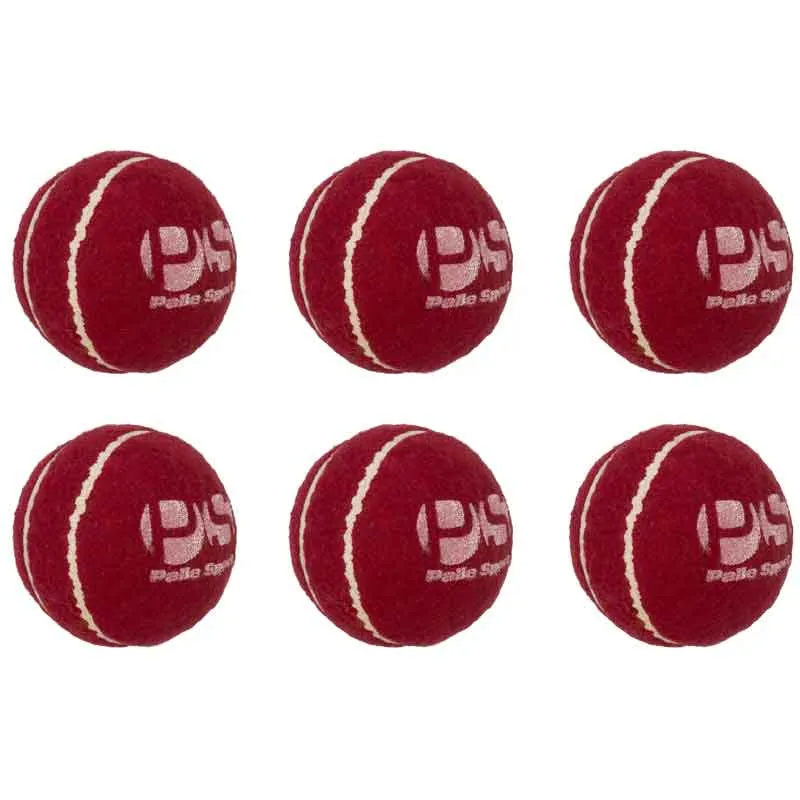 Cricket - Cricket/Tennis Ball - Colour: Red - Size: Junior - Box of 6