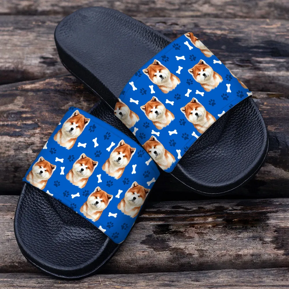 Custom Dog Breeds, Photo Slide Sandals