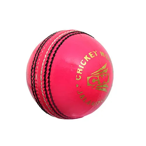 CW leather Cricket Ball, Size 4 (Pink).