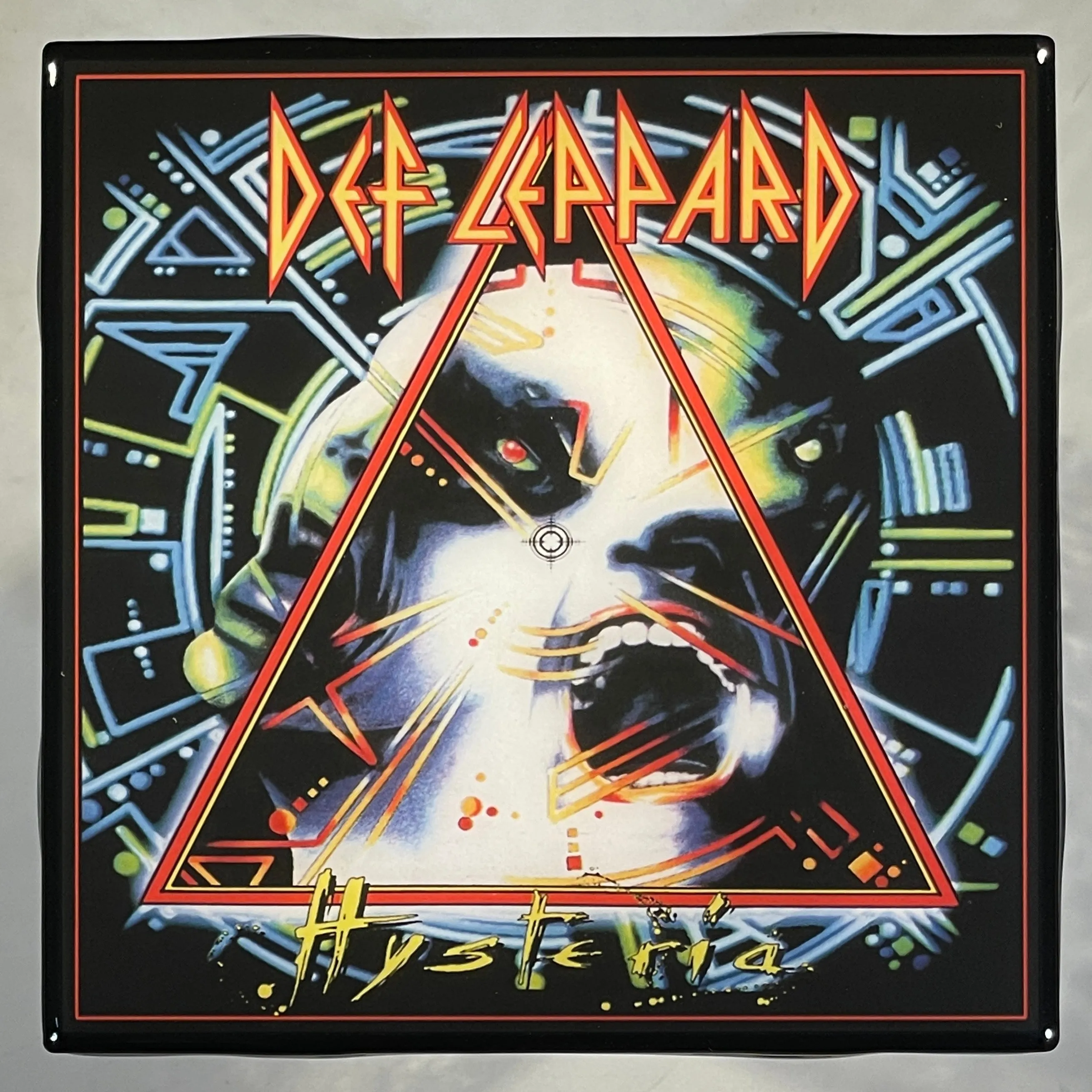 DEF LEPPARD Hysteria Coaster Custom Ceramic Tile