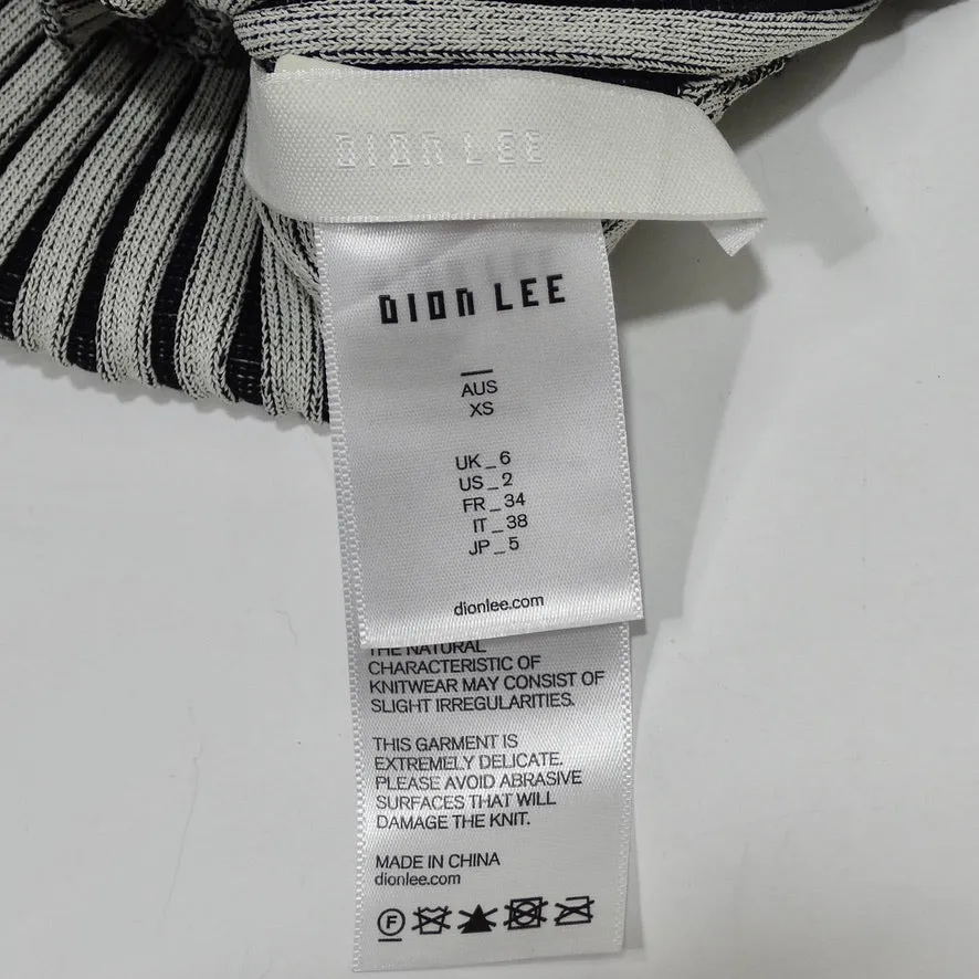 Dion Lee Cut Out Knit Crop Top