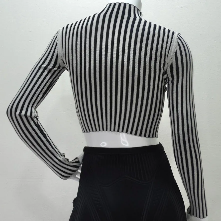 Dion Lee Cut Out Knit Crop Top