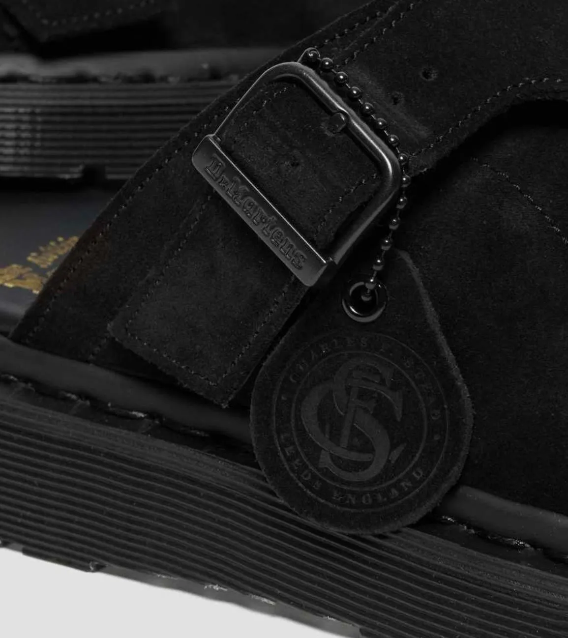 Dr. Martens Dayne Suede Slide Sandals