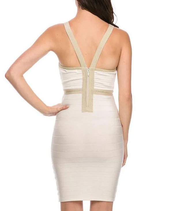 Drama Mama Ribbed Bandage Dress
