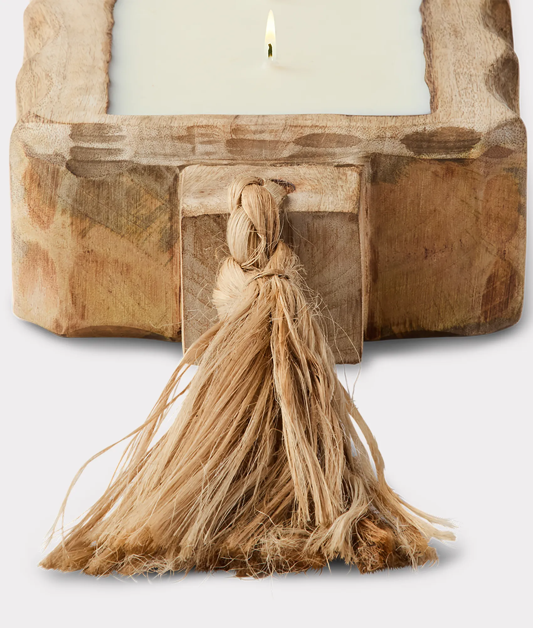 Driftwood Candle Tray 44 Oz :: Brown