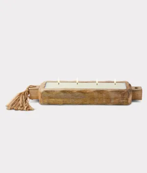Driftwood Candle Tray 44 Oz :: Brown