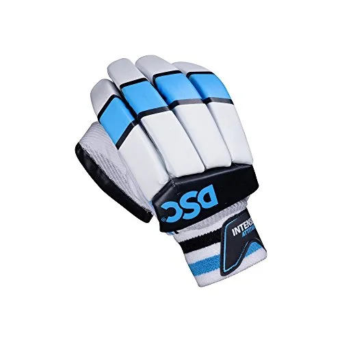 DSC 1500214 Guard Cricket Helmet Large (Navy) & DSC 1500398 Intense Attitude Cricket Batting Gloves Men's Right (Colour May Vary) Combo