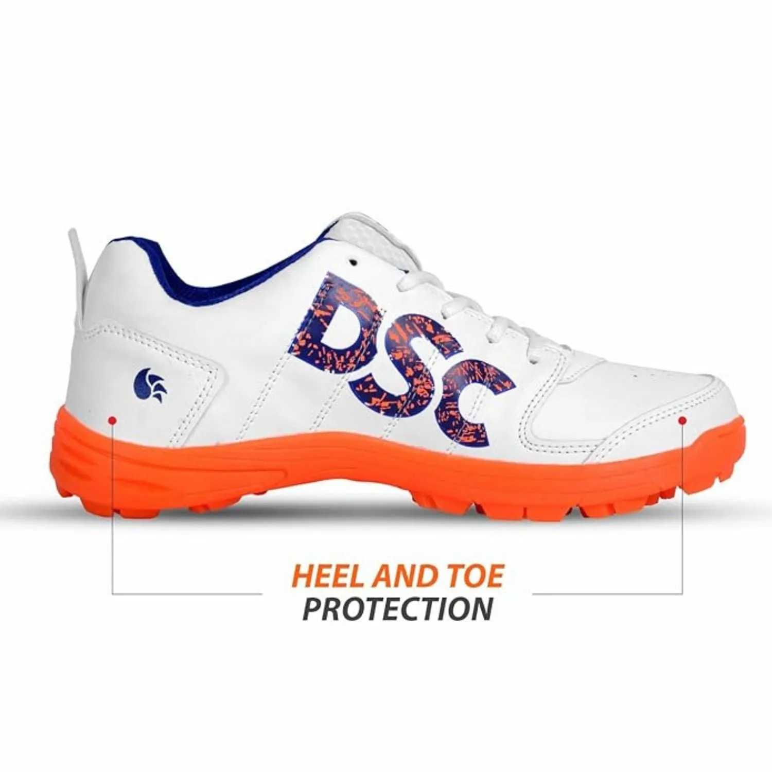 DSC Beamer Cricket Shoes (PVC Studs) | Lightweight Synthetic Upper| Ideal for Turf & Hard Pitches