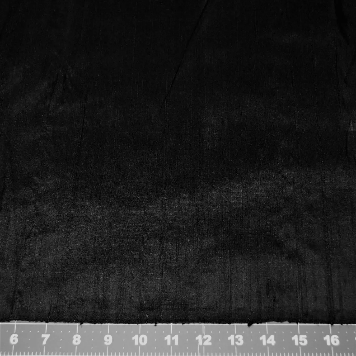 Dupioni Raw Silk Black