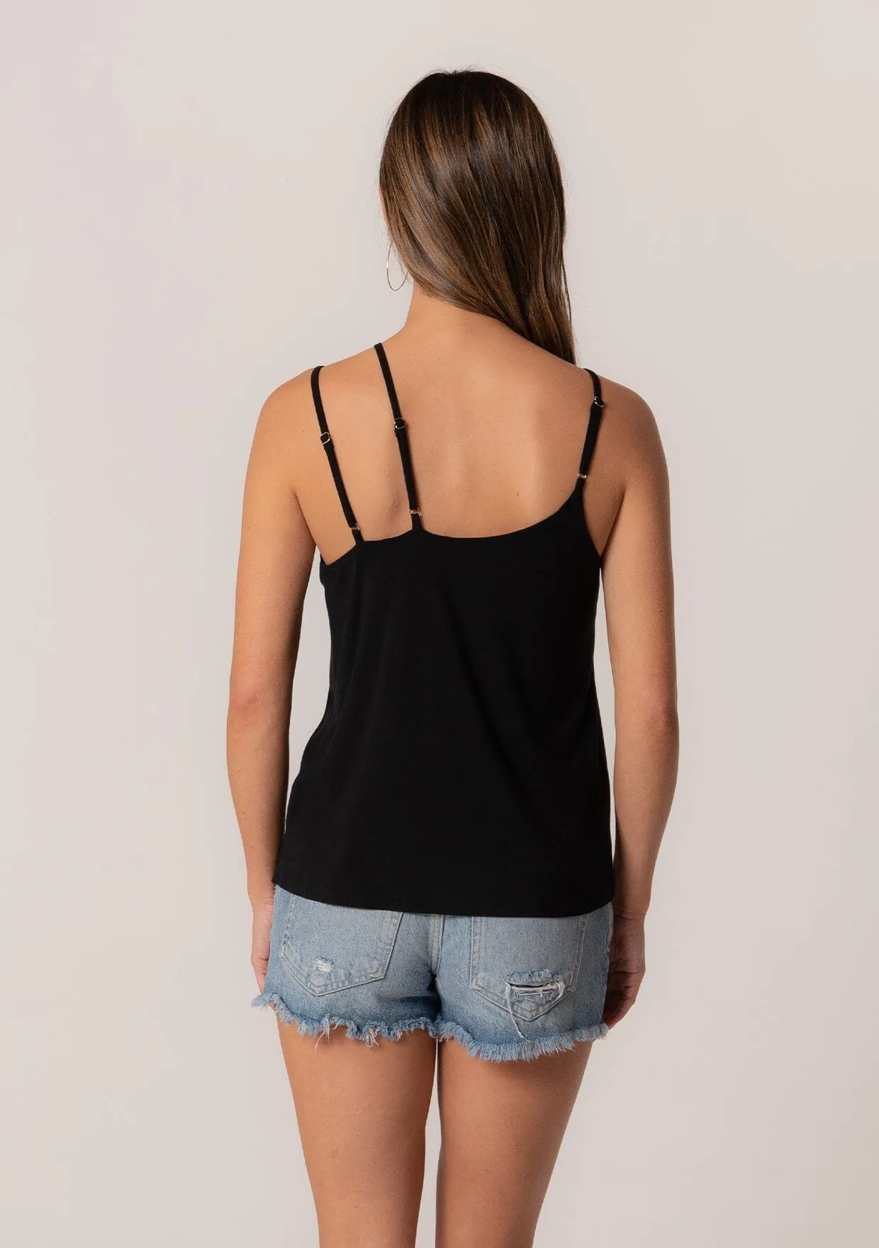 Elva Strappy Asymmetric Tank Top