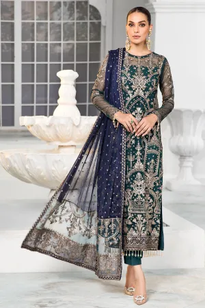Embellished Green Pakistani Salwar Kameez Trouser Dresses
