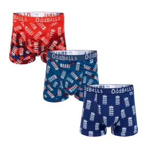 England Cricket Bundle - Mens Boxer Shorts 3 Pack Bundle