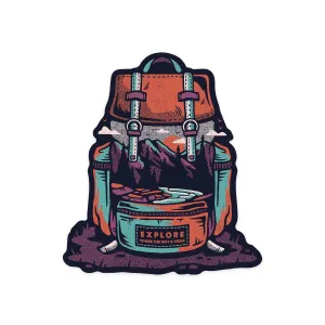 Explore Where The Wifi is Weak Backpack Sticker