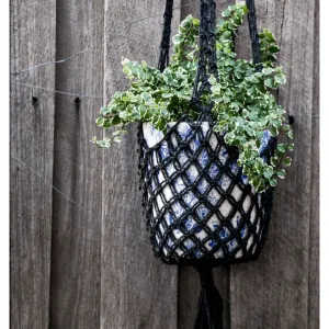 Fair Trade Pot Hangers in Jute Macrame