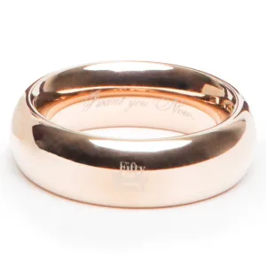 Fifty Shades Freed I Want You. Now. Steel Love  Ring