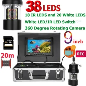 Fish Finder Camera 9" with DVR Recorder