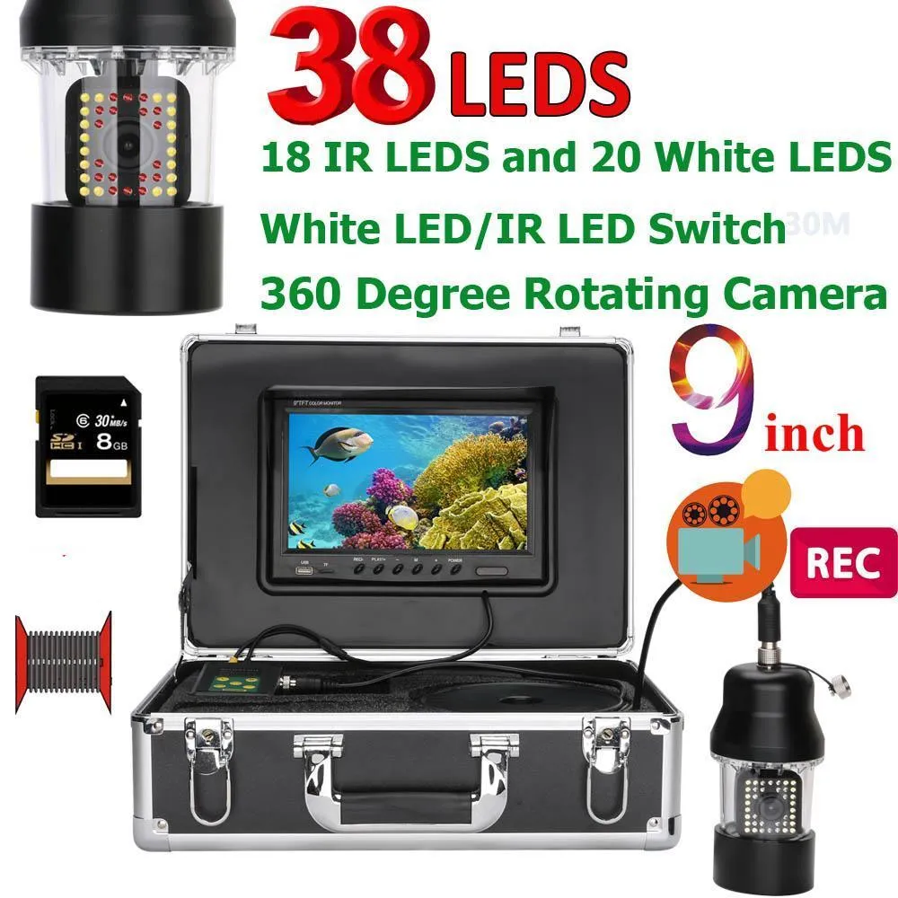 Fish Finder Camera 9" with DVR Recorder