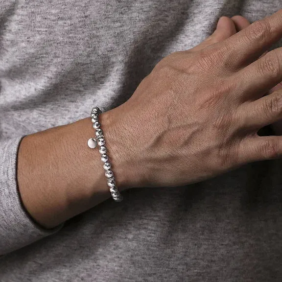 Gabriel & Co. Faceted Bead Men's Bracelet