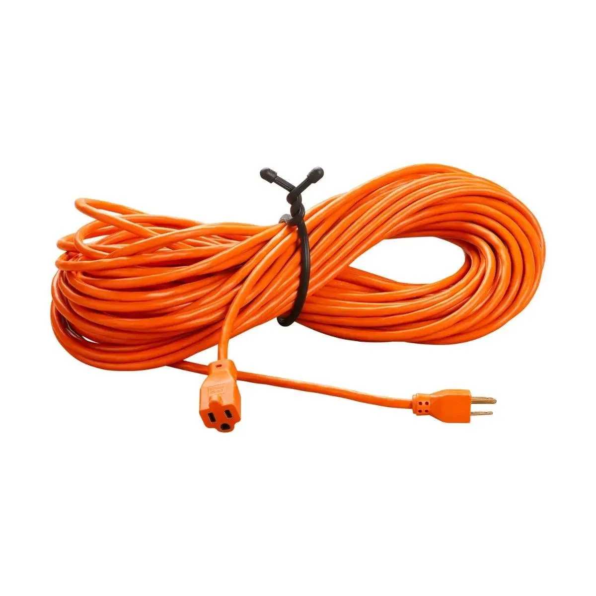 GEAR TIE REUSABLE RUBBER TWIST TIE(TM) (2pcs), Orange - length 12"