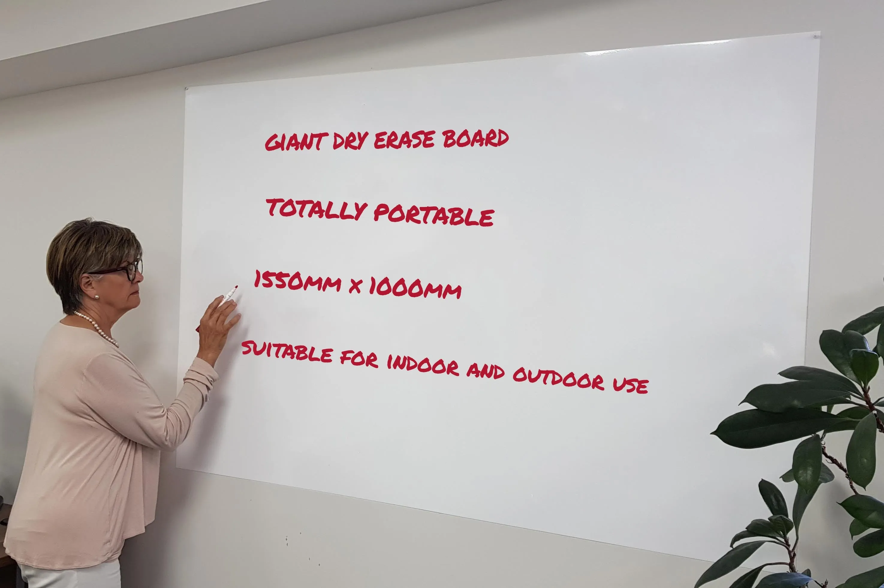 Giant Indoor/Outdoor Dry Erase Board