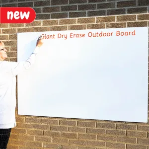 Giant Indoor/Outdoor Dry Erase Board