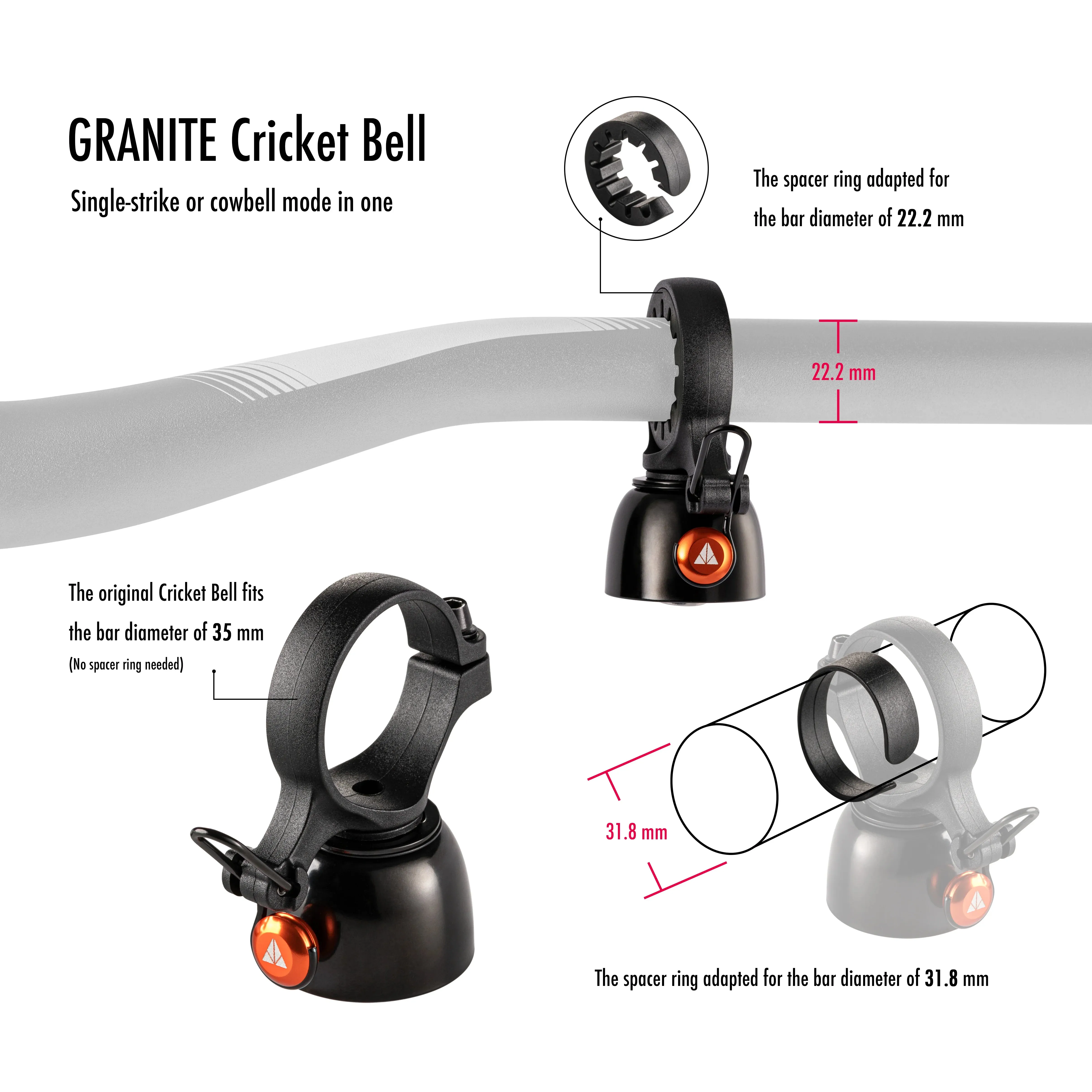 Granite Design - Cricket Bell