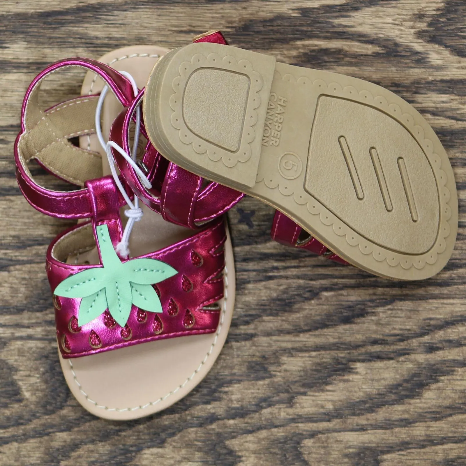 Harper Canyon Girl's Strawberries Sandal
