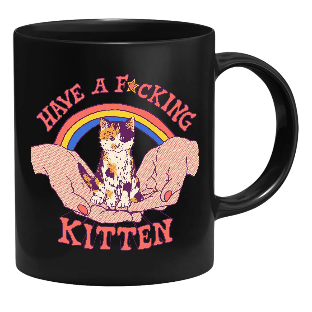 Hillary White Rabbit - Kitten - Tasse