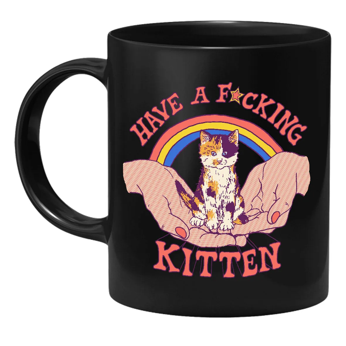 Hillary White Rabbit - Kitten - Tasse