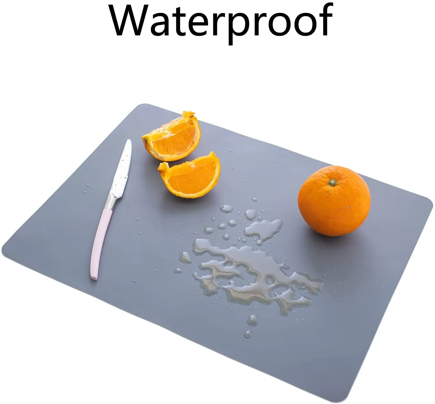 Homlly Heat Insulation Waterproof Non-slip Table Silicone Placemat