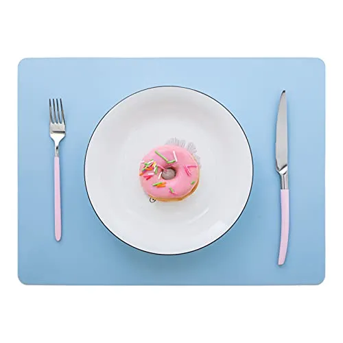 Homlly Heat Insulation Waterproof Non-slip Table Silicone Placemat