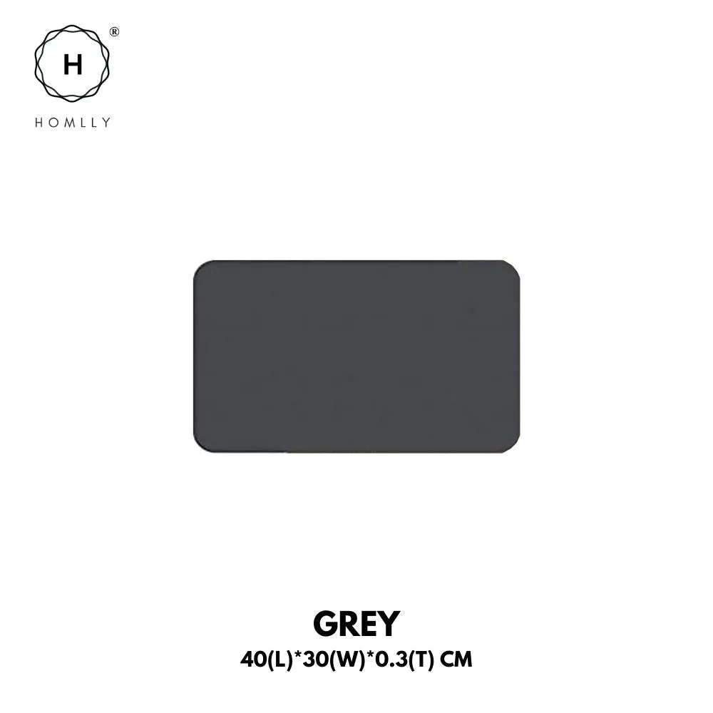 Homlly Super Absorbent Non-Slip Heat-Resistant Dish Drying Mat for Kitchen Counter [Hide Stain]